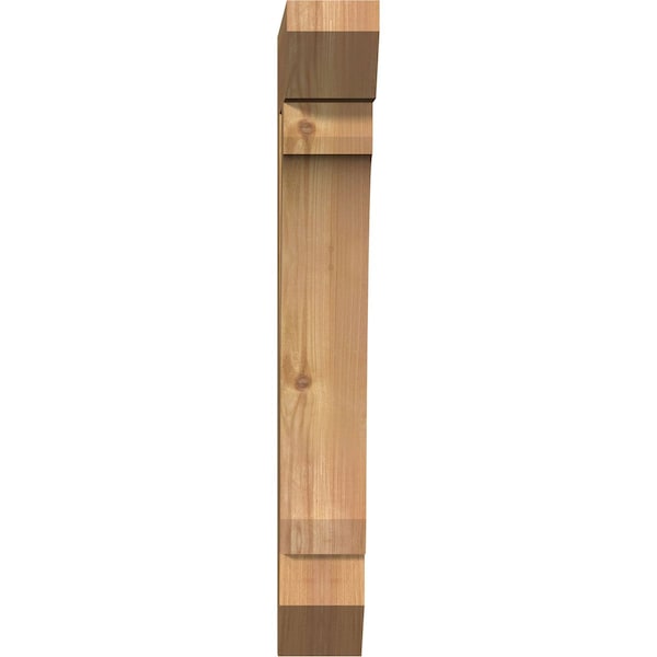 Legacy Slat Smooth Bracket, Western Red Cedar, 3 1/2W X 14D X 26H